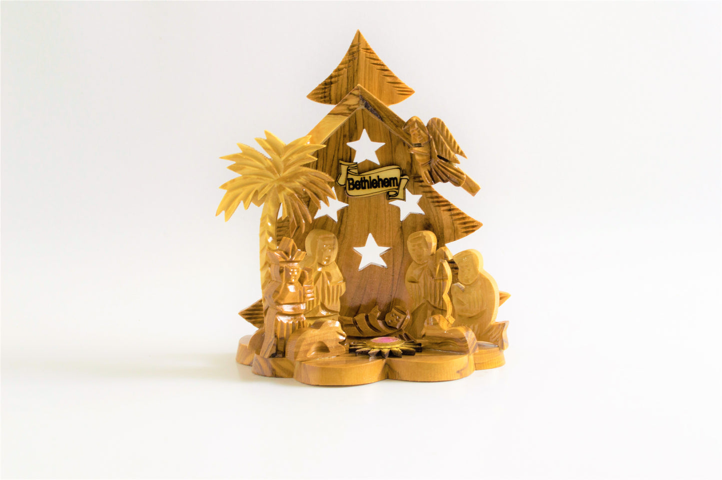 Christmas Tree Nativity (w/ Bethlehem Stars)