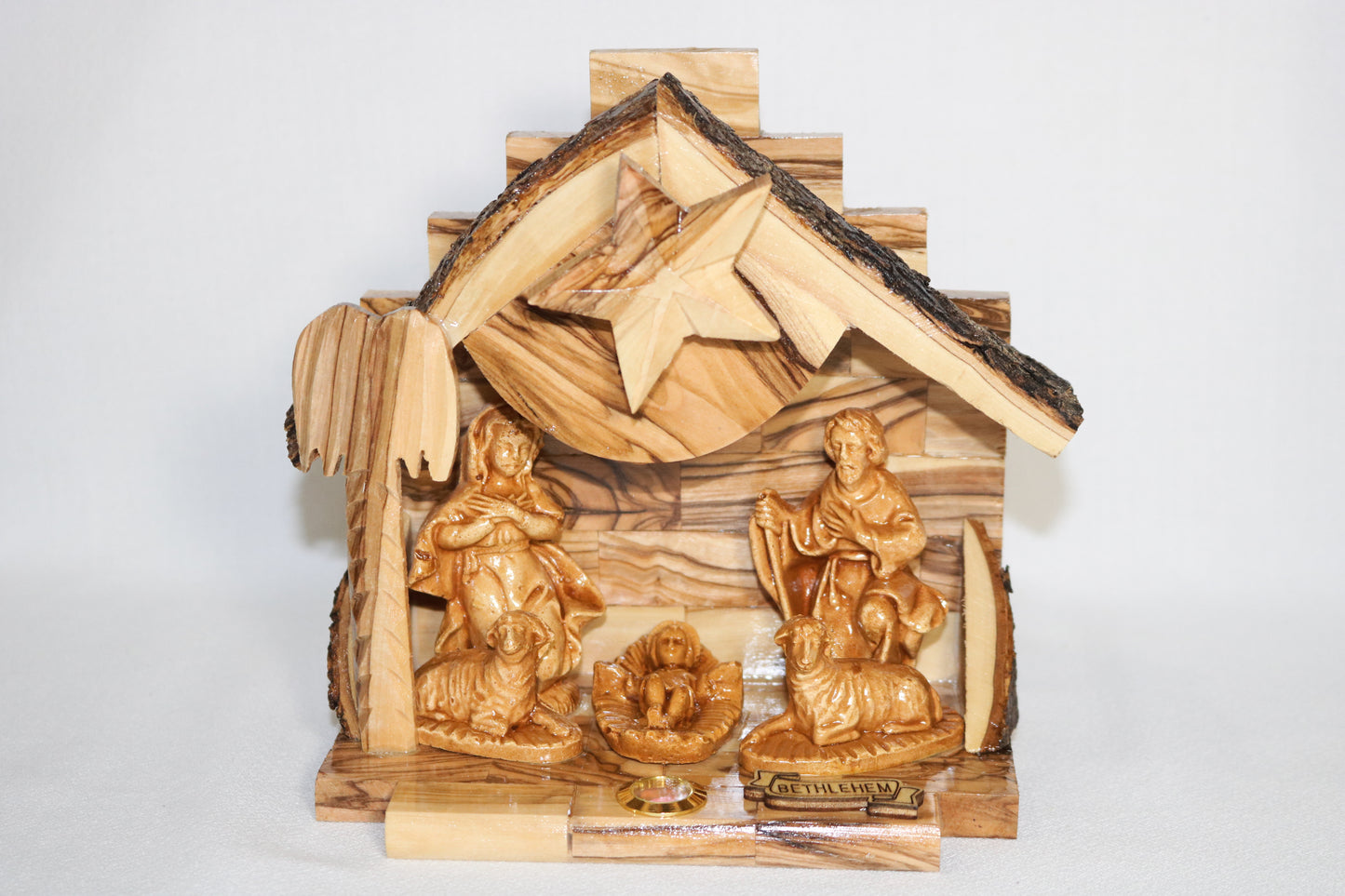 Nativity Manger (w/ Music Box)