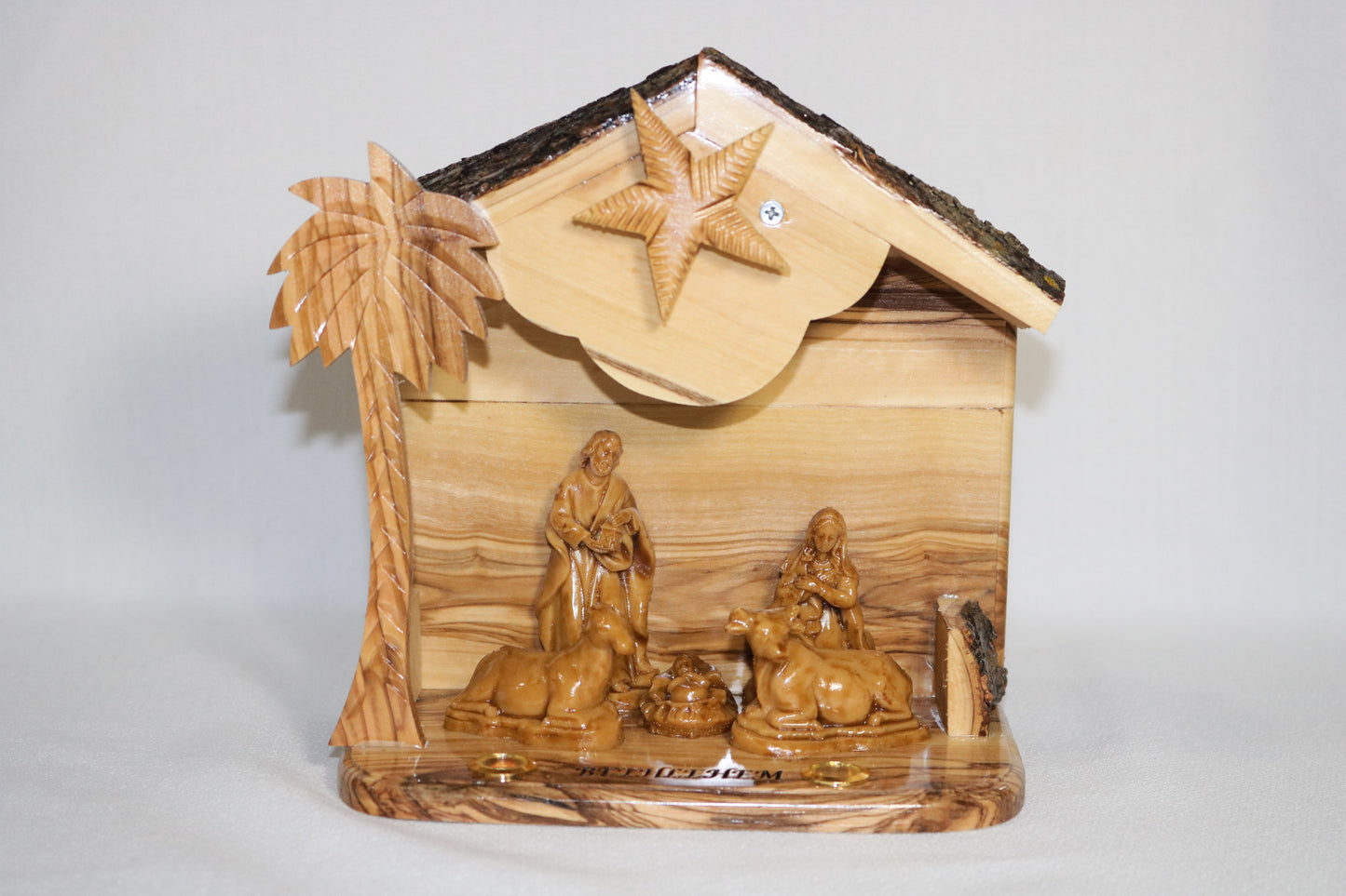 Nativity Manger (w/ Music Box)