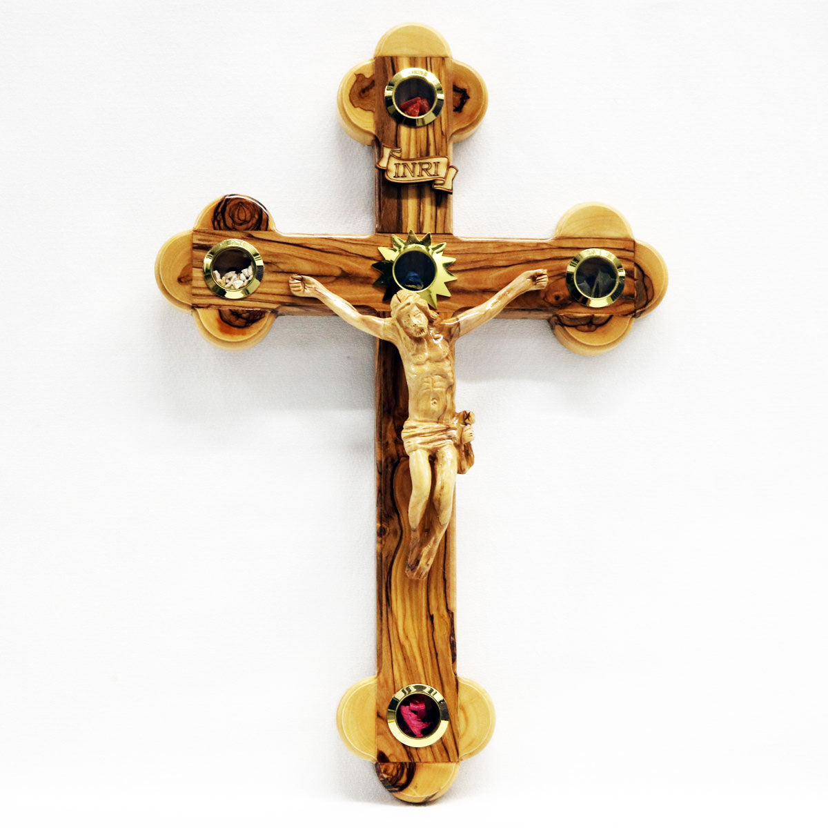 Eastern Crucifix with Wooden Jesus