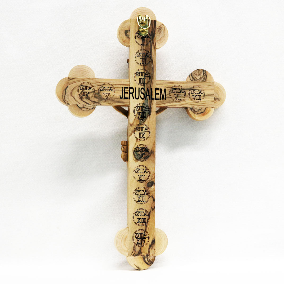 Eastern Crucifix with Wooden Jesus
